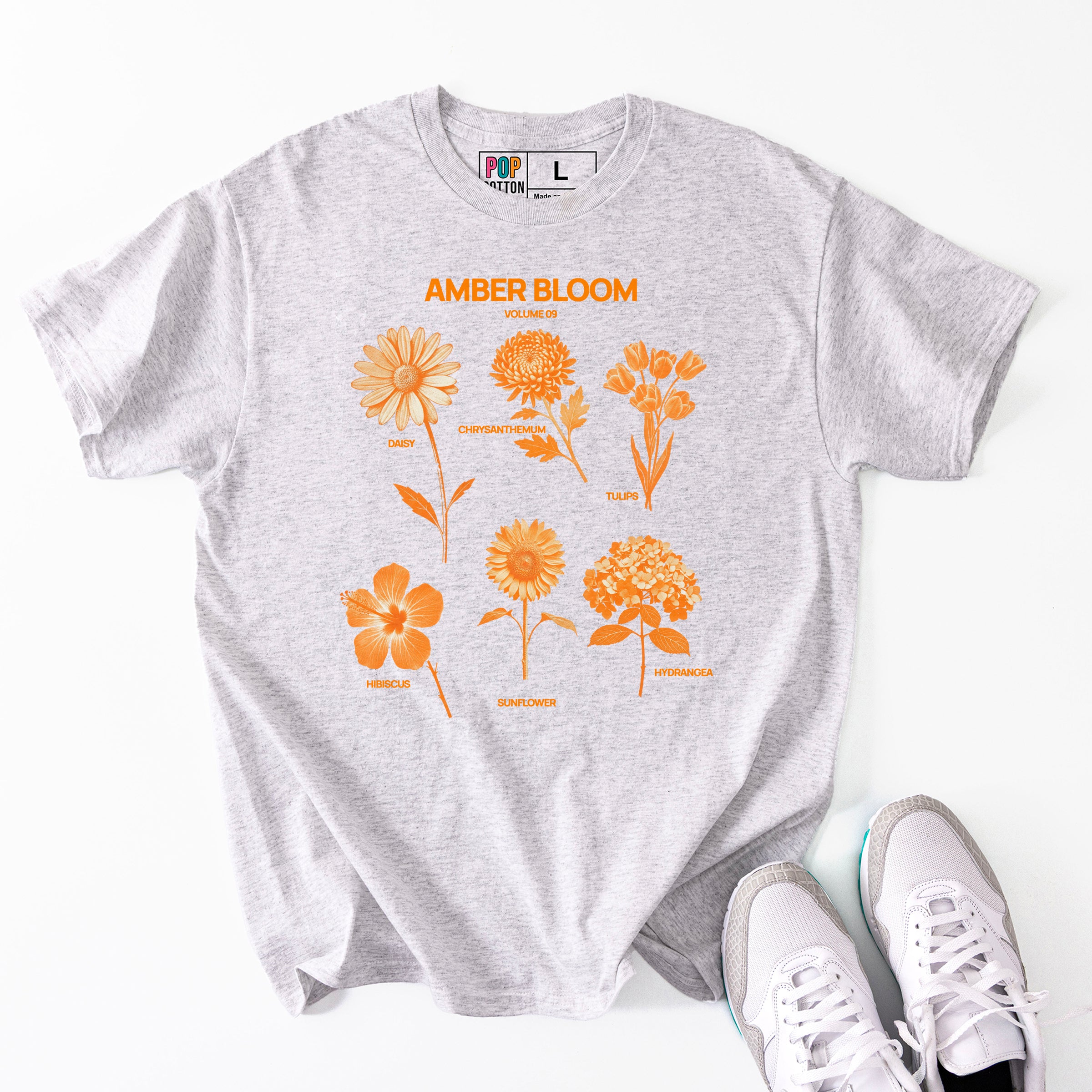 Amber Bloom custom print heavy cotton T-Shirt