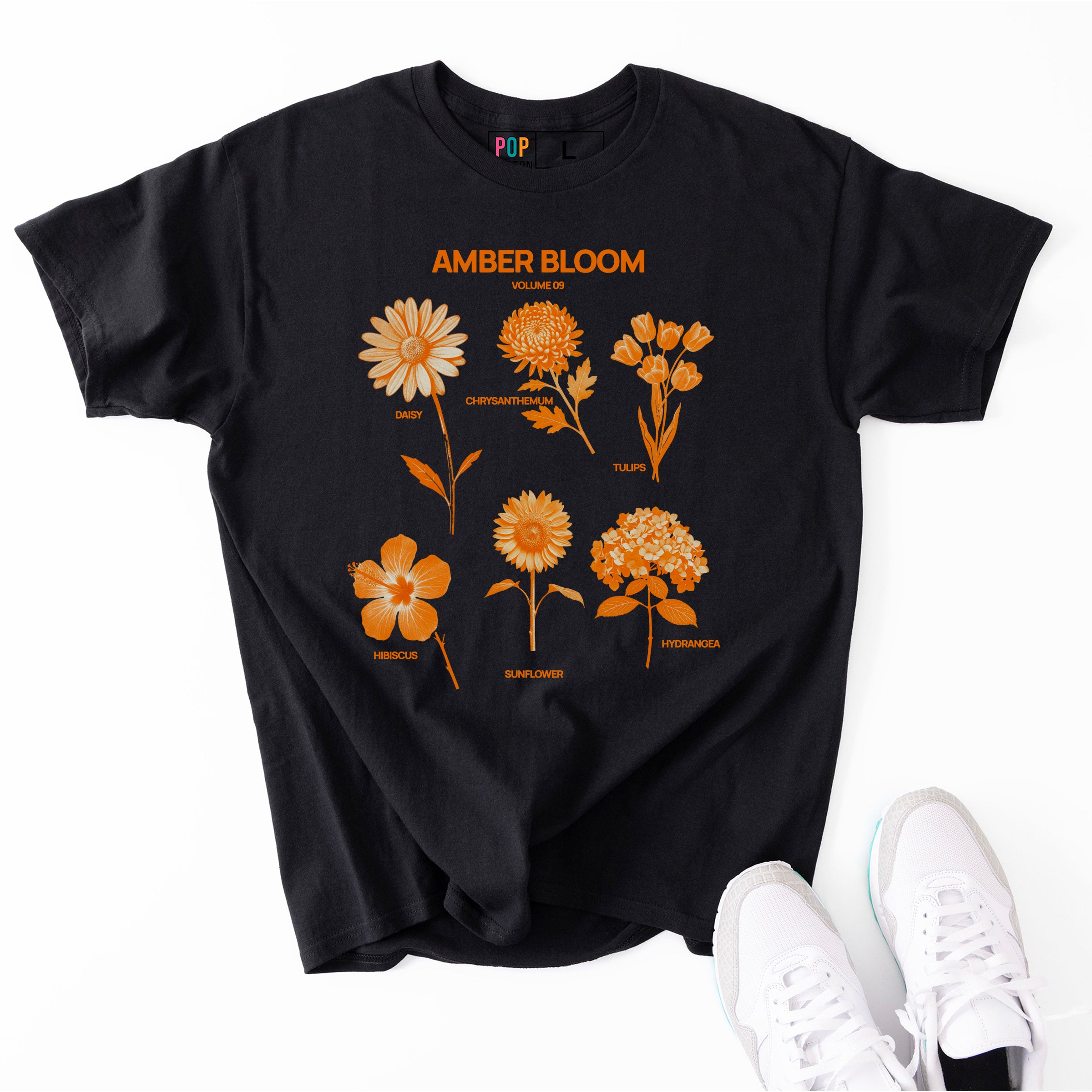 Amber Bloom custom print heavy cotton T-Shirt