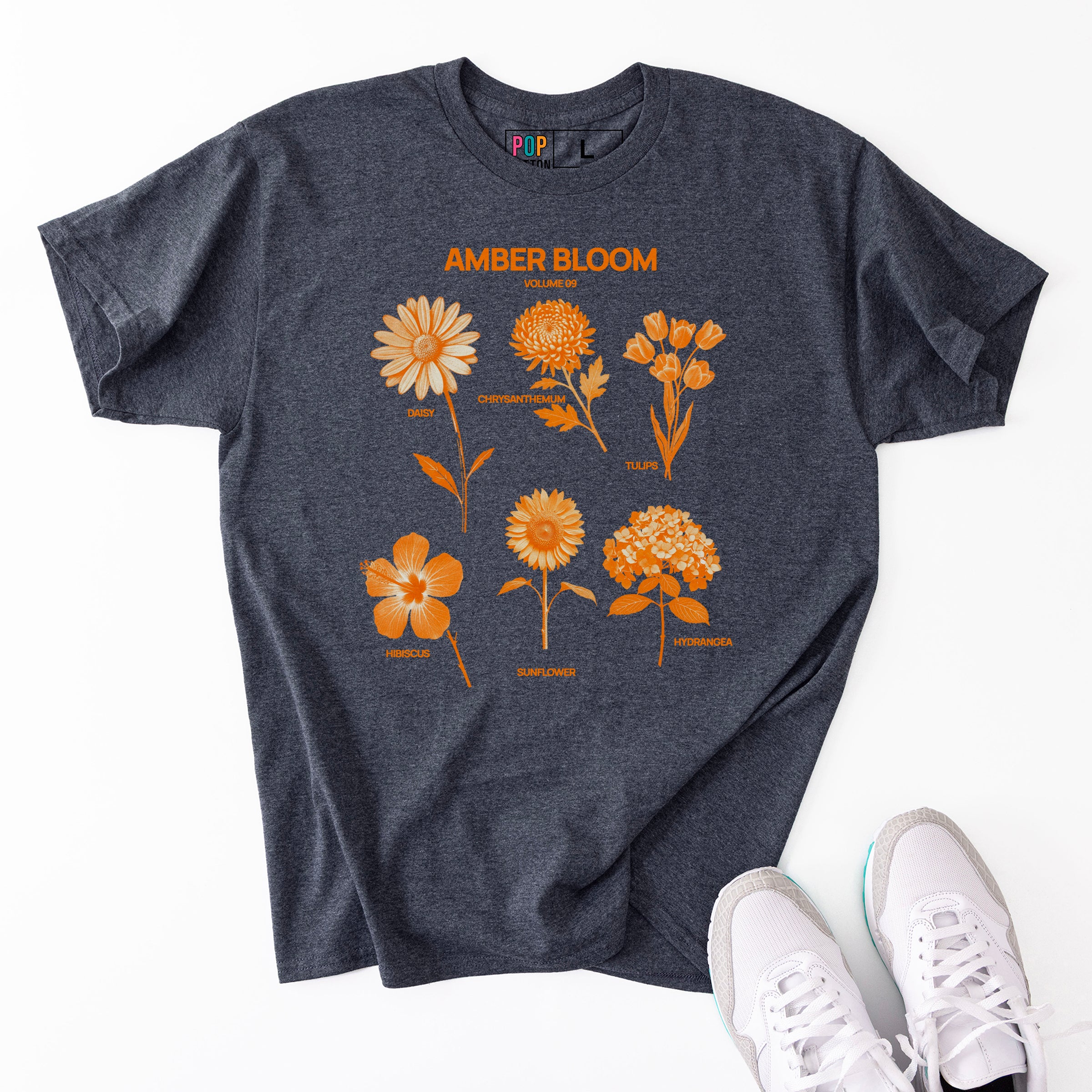 Amber Bloom custom print heavy cotton T-Shirt