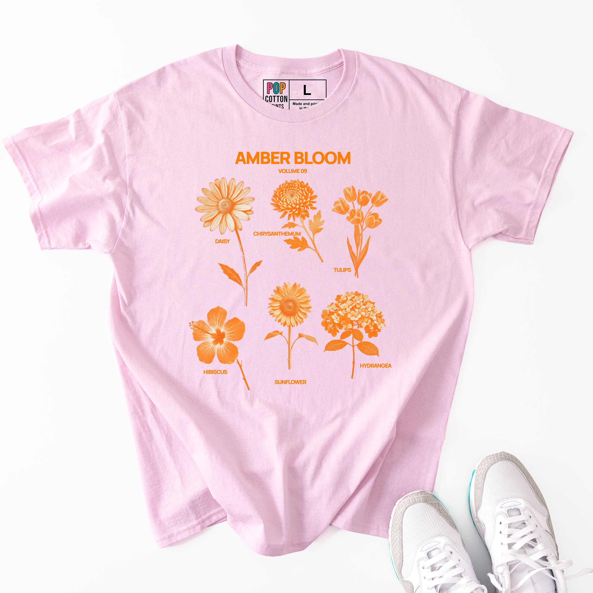 Amber Bloom custom print heavy cotton T-Shirt