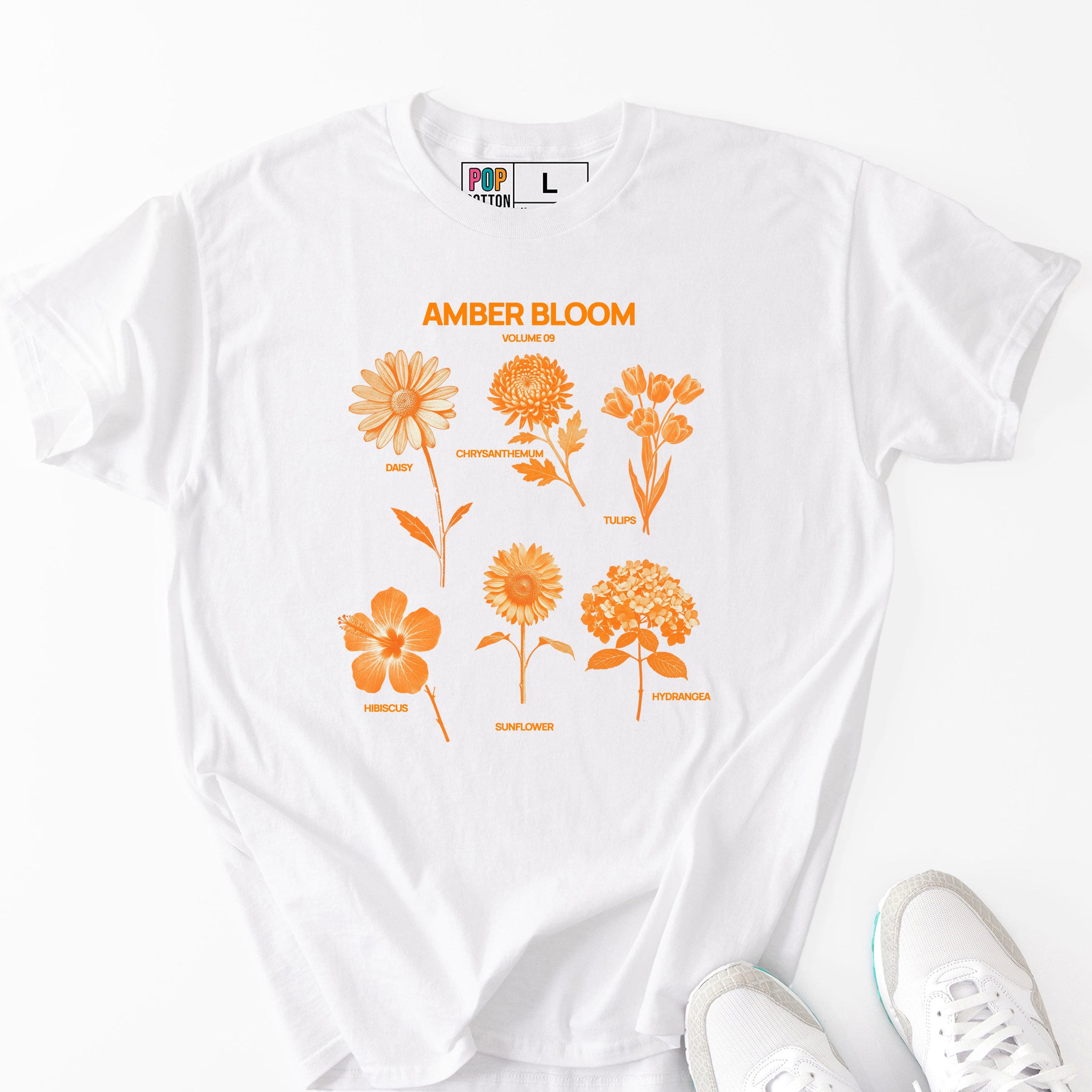 Amber Bloom custom print heavy cotton T-Shirt