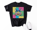 Cat Specs custom print heavy cotton T-Shirt