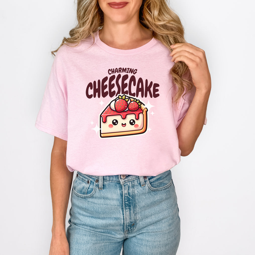 Charming Cheesecake custom print heavy cotton T-Shirt
