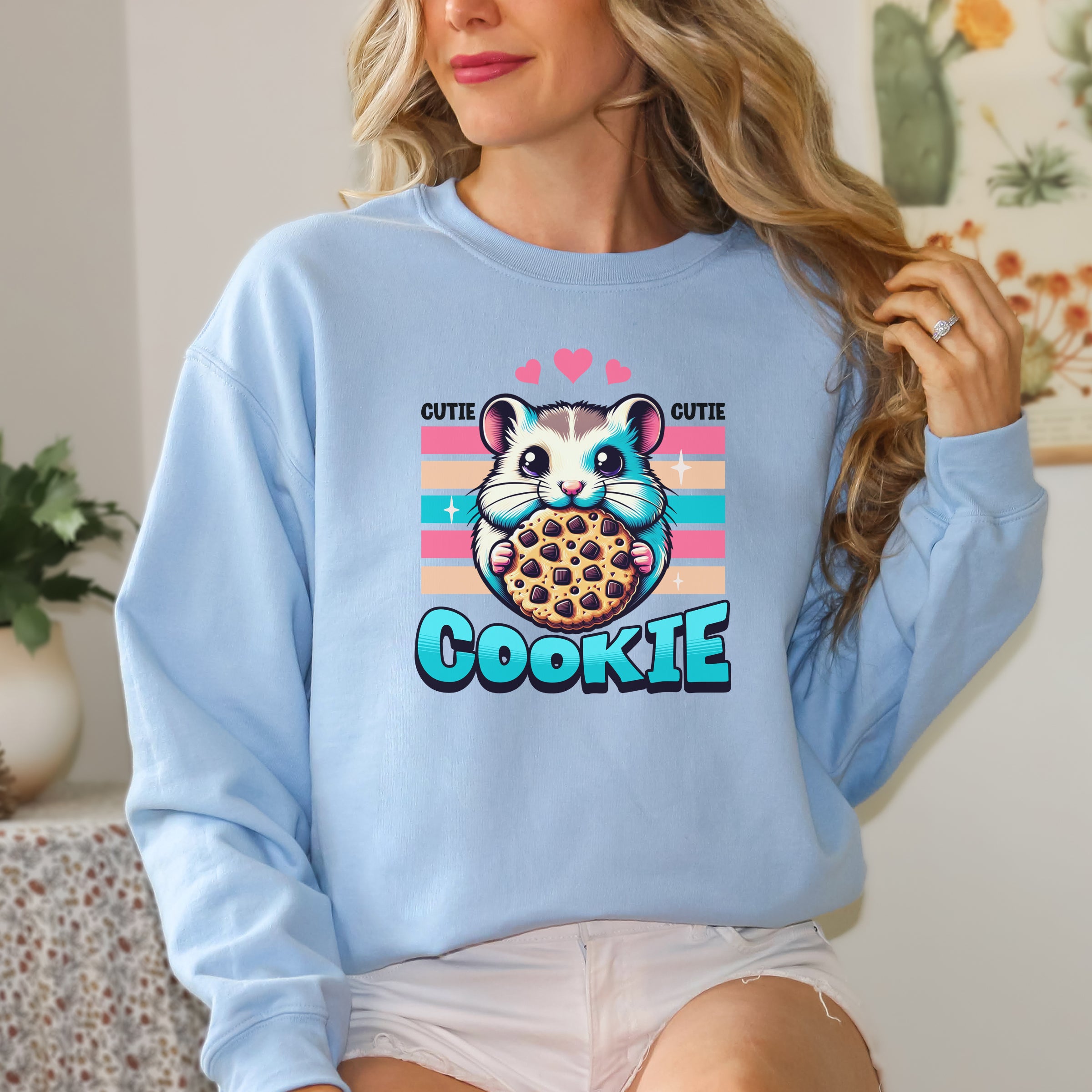 Cookie custom print heavy blend sweatshirt
