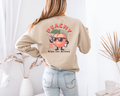 Peachy Front & Rear custom print heavy blend sweatshirt