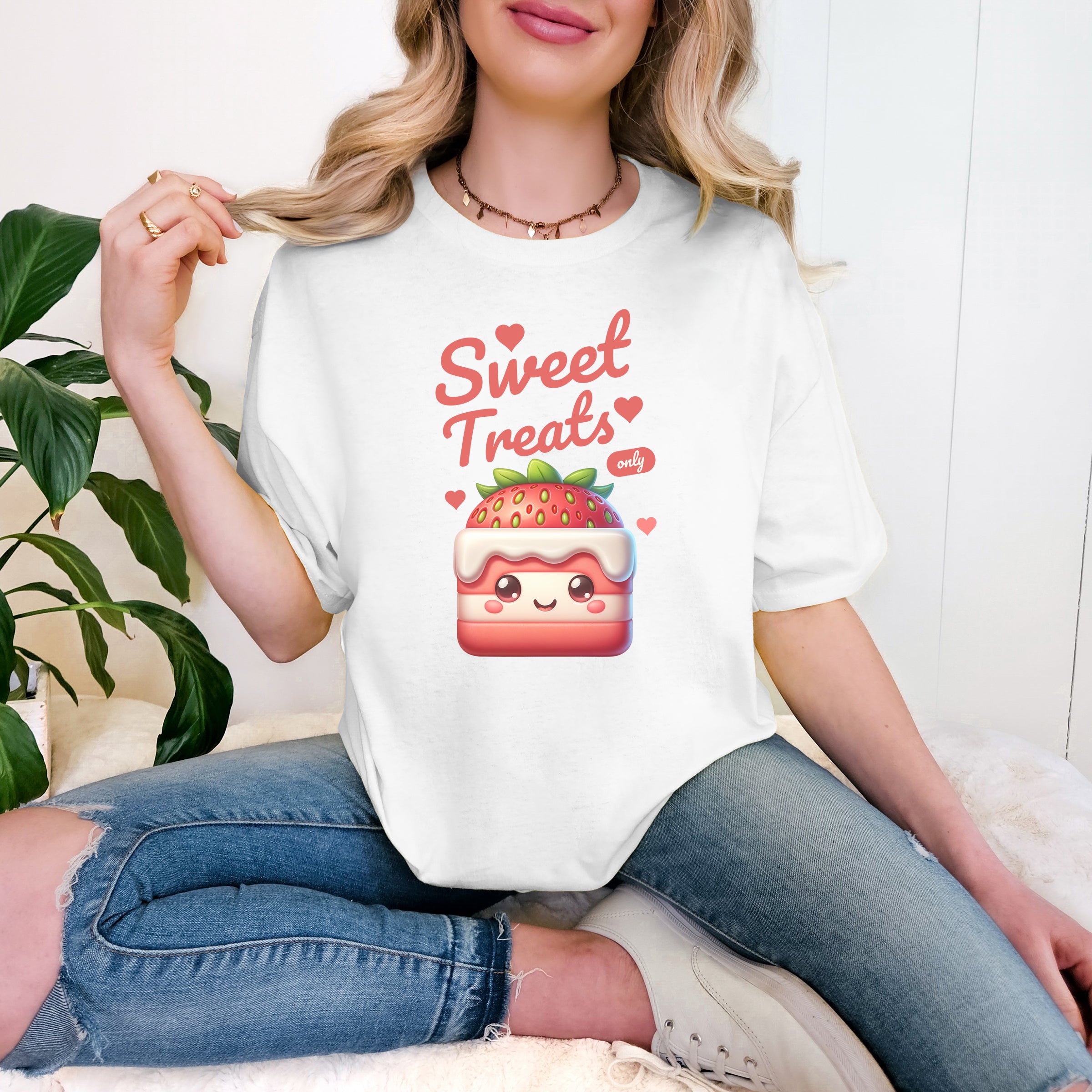 Sweet Treats Only custom print heavy cotton T-Shirt