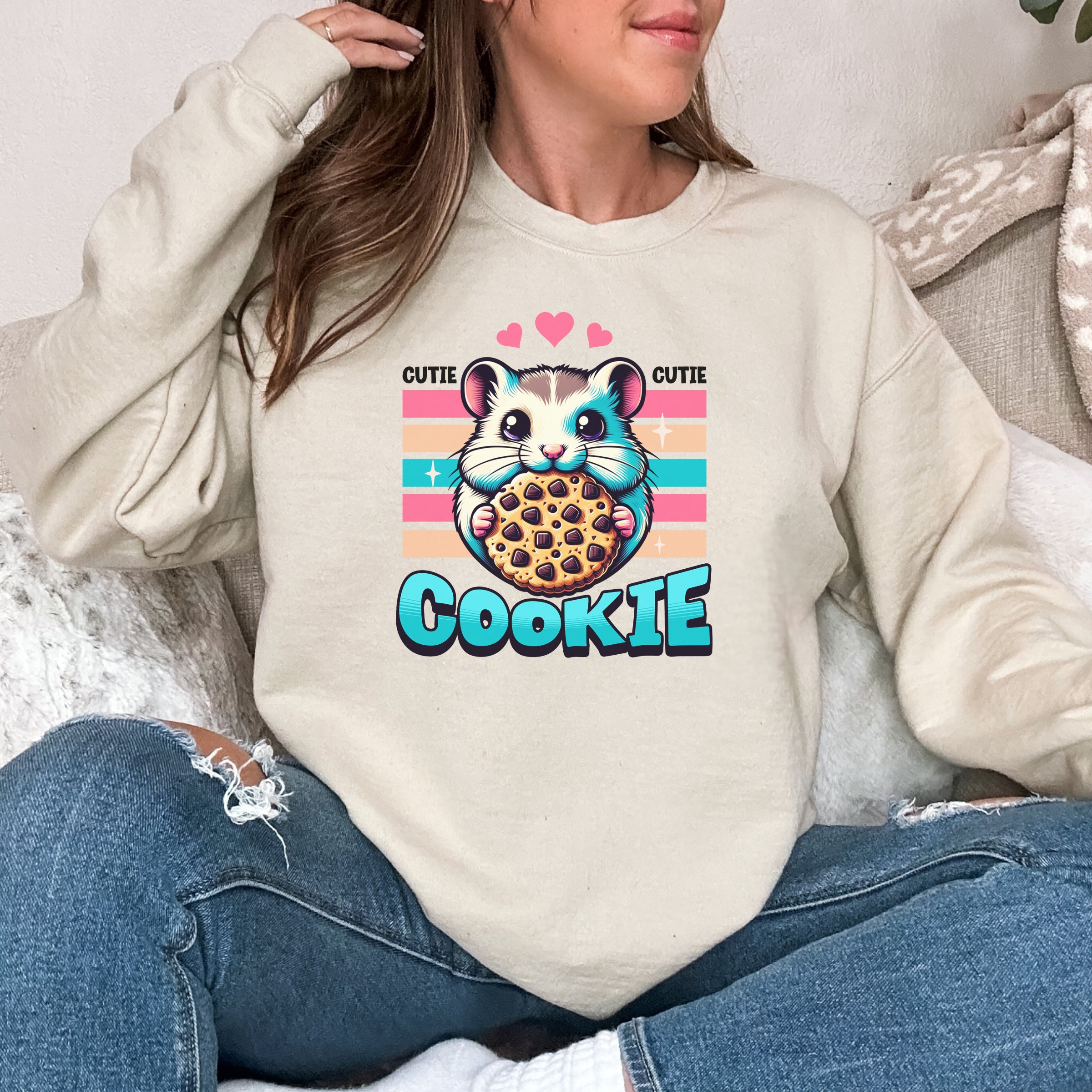 Cookie custom print heavy blend sweatshirt