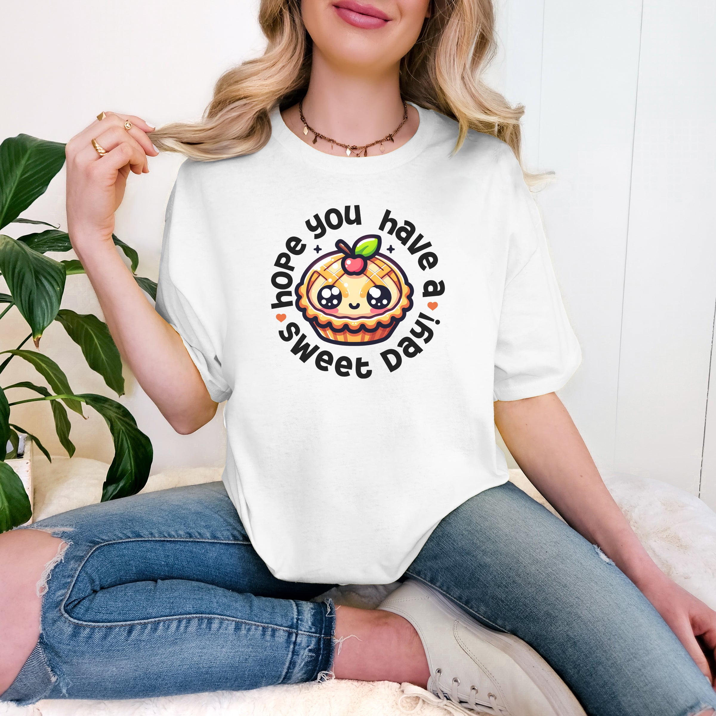 Sweet Day custom print heavy cotton T-Shirt