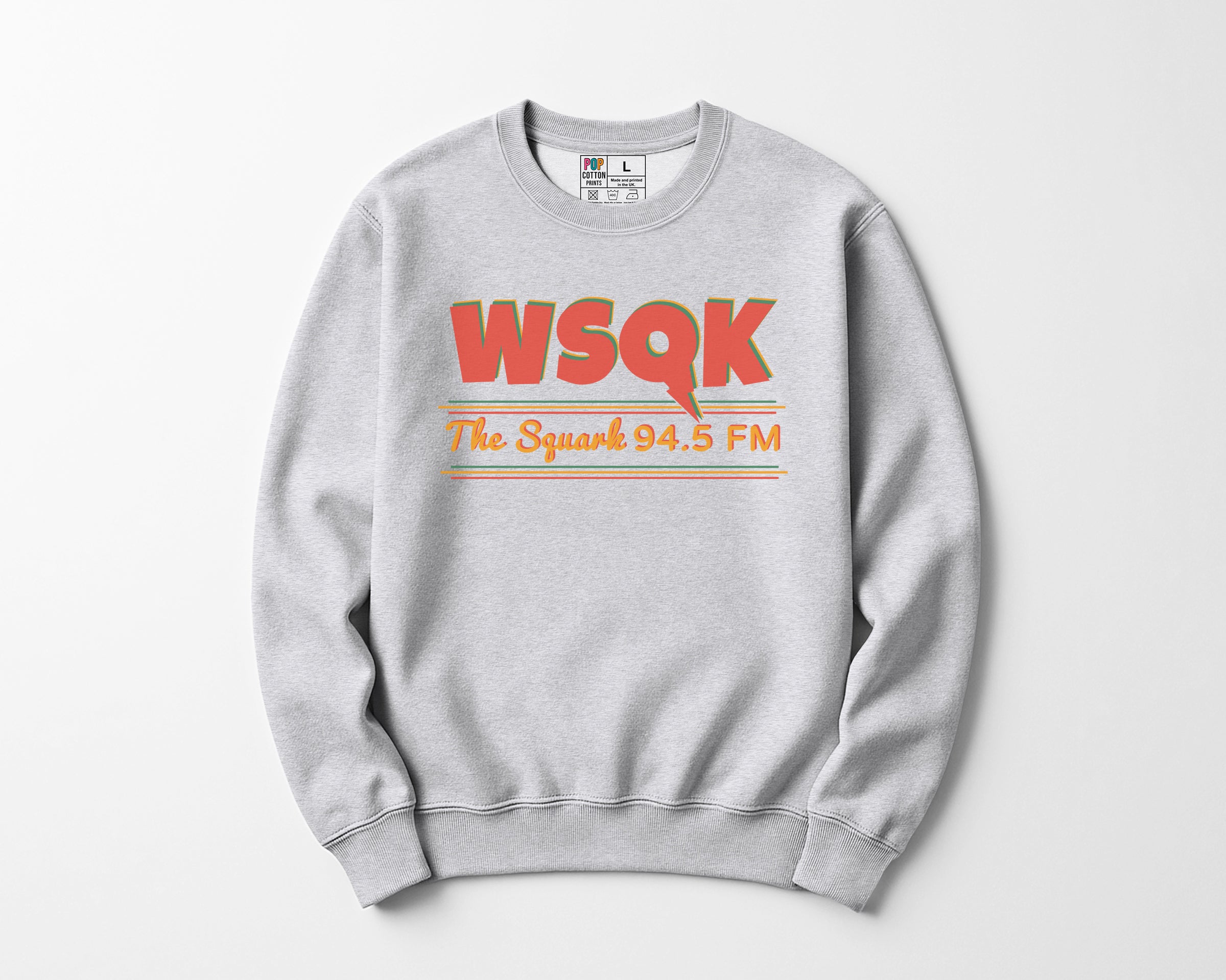 WSQK custom print heavy blend sweatshirt