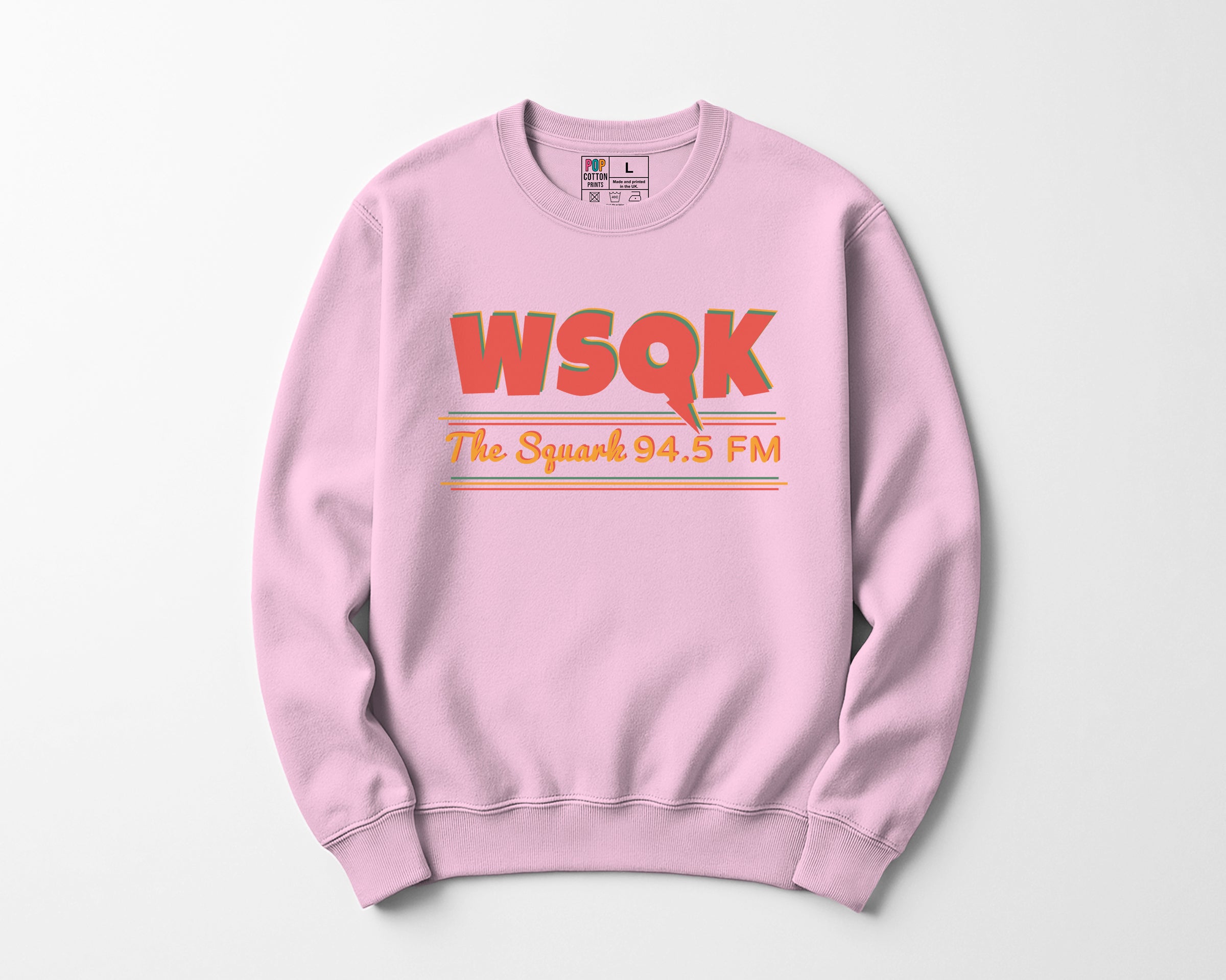 WSQK custom print heavy blend sweatshirt