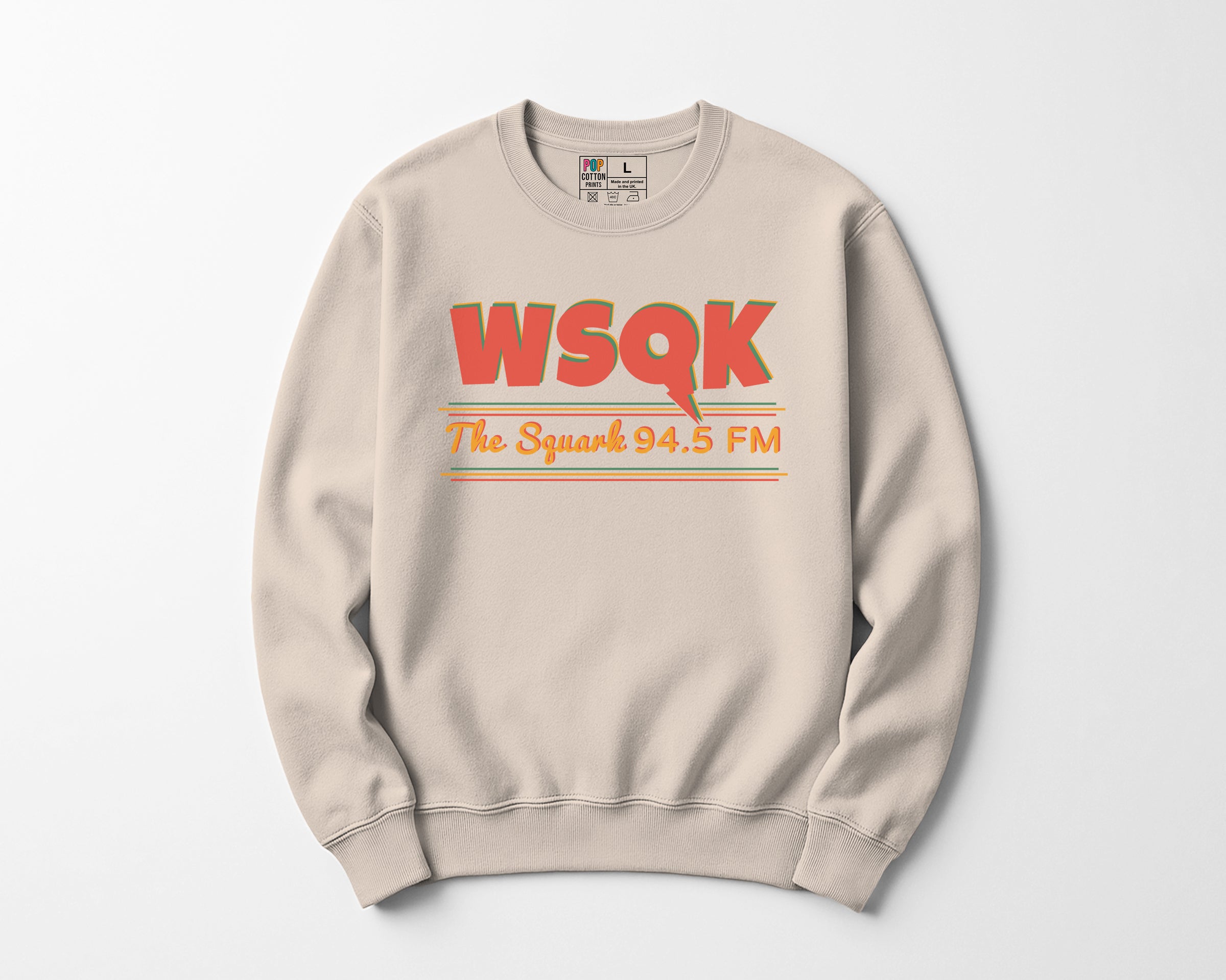 WSQK custom print heavy blend sweatshirt