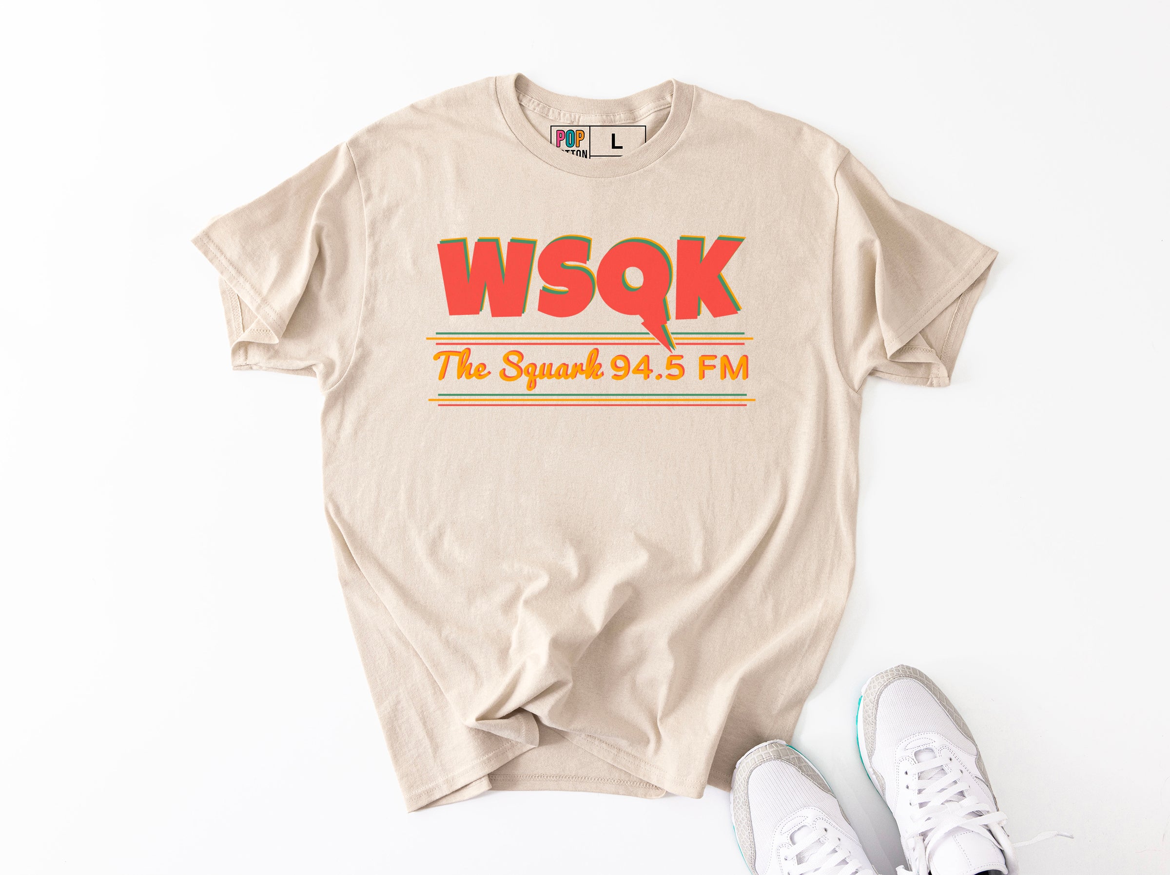 WSQK custom print heavy cotton T-Shirt