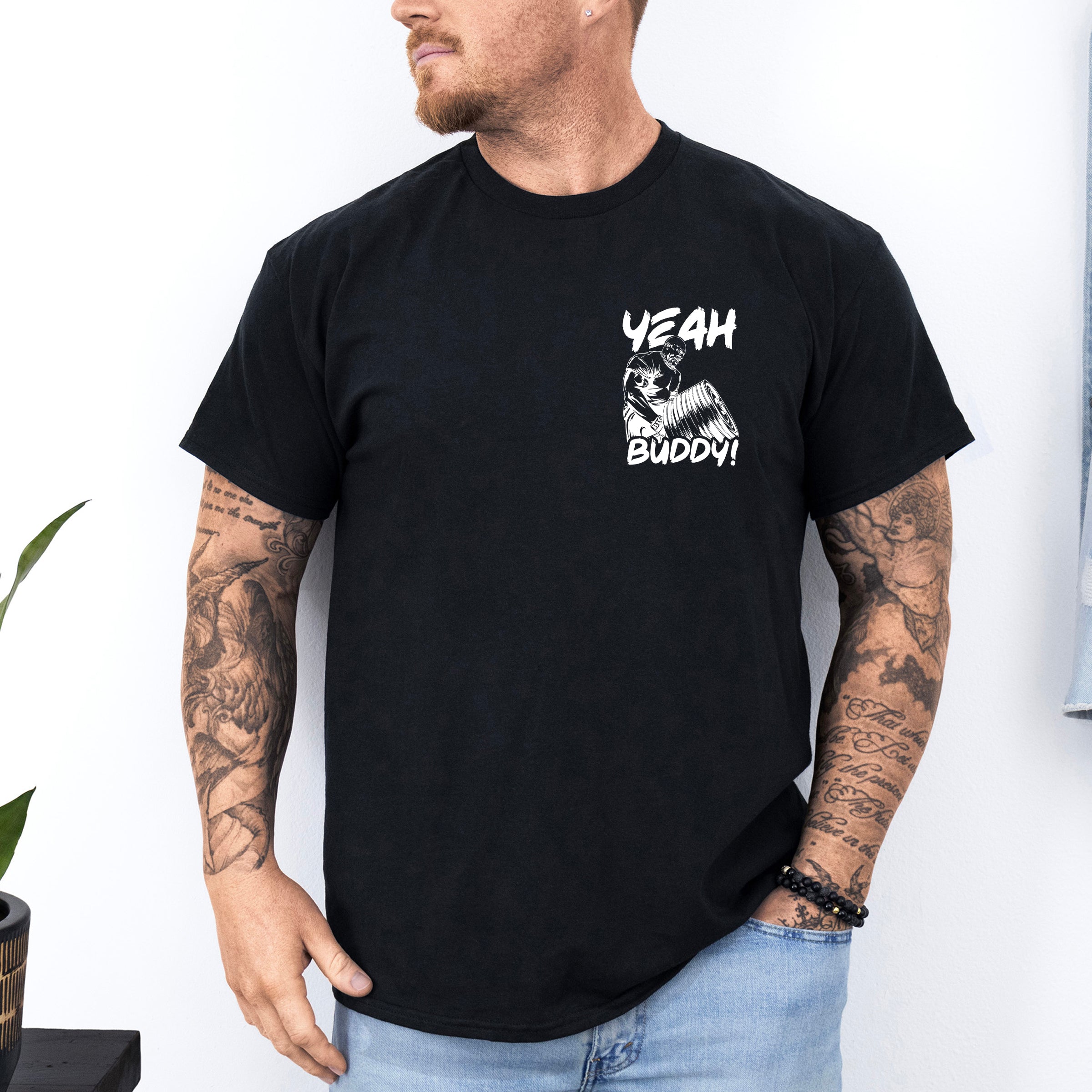 Everybody Wants Front &  Rear custom print heavy cotton T-Shirt