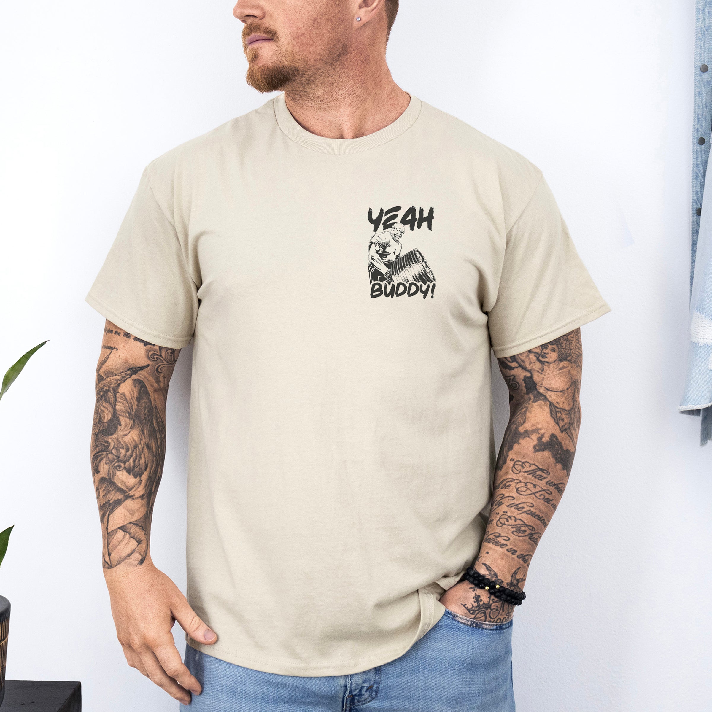 Everybody Wants Front &  Rear custom print heavy cotton T-Shirt